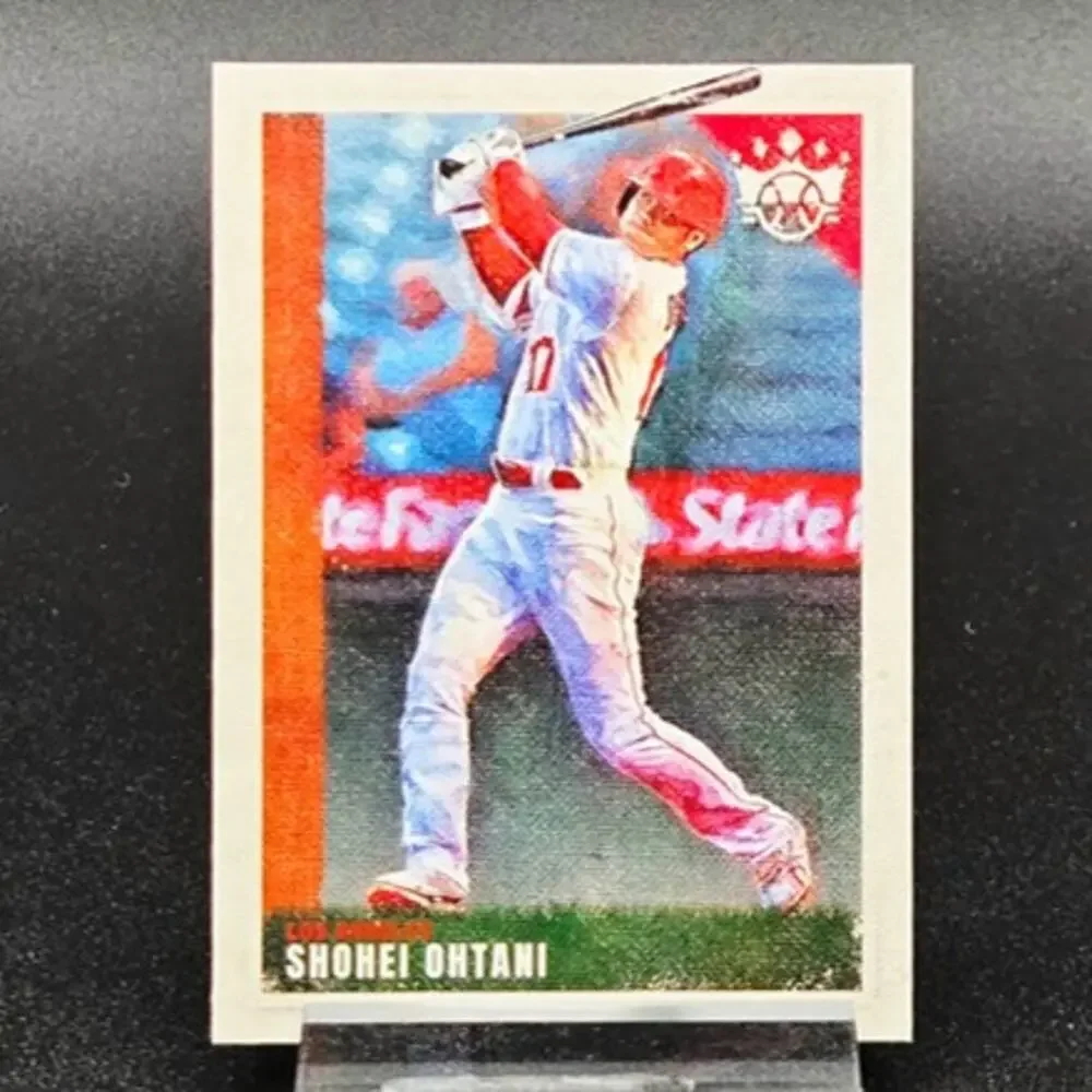 Shohei Ohtani Diamond Kings SP Silver Glitter Los Angeles Dodgers Star - Picture 2 of 5